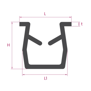 Calha redutora de rasgo